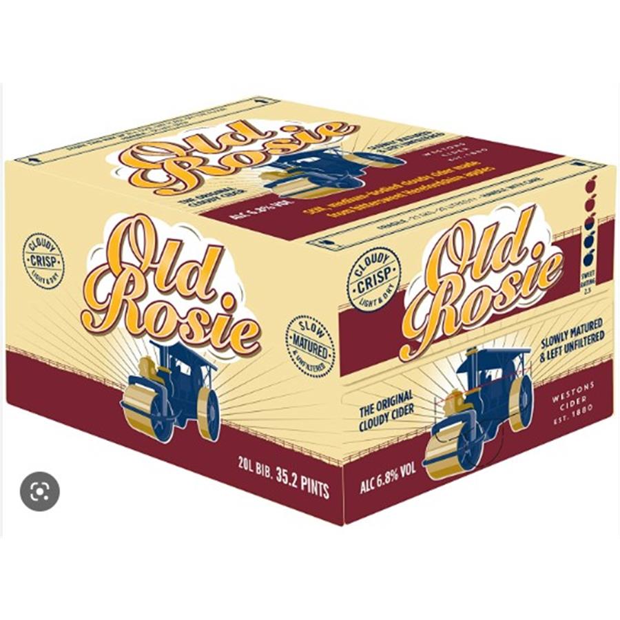 WESTONS OLD ROSIE CIDER 7.3% 20LTR BIB