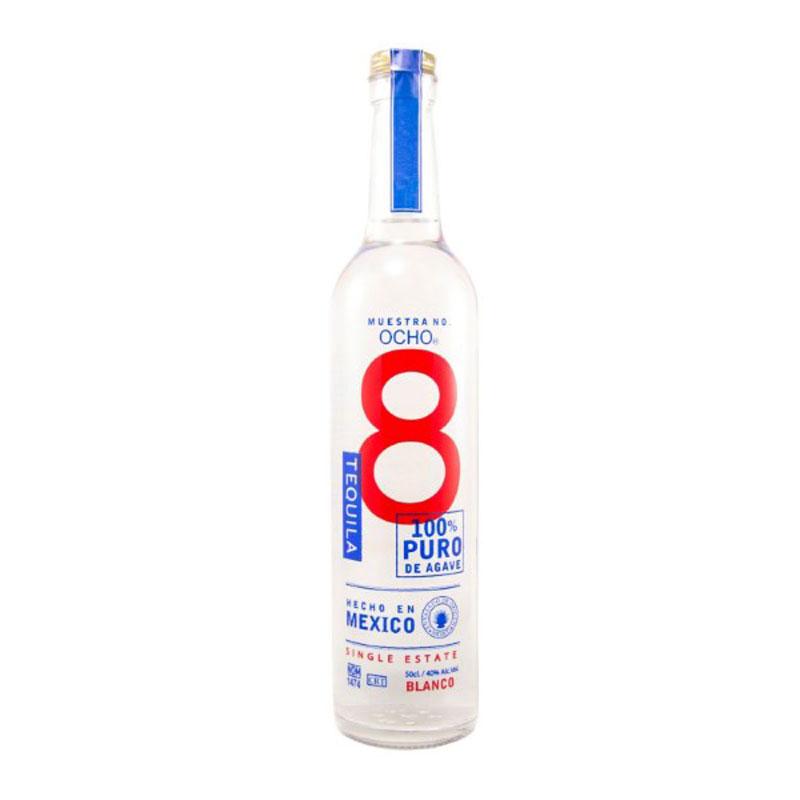 OCHO BLANCO TEQUILA 40% 50CL