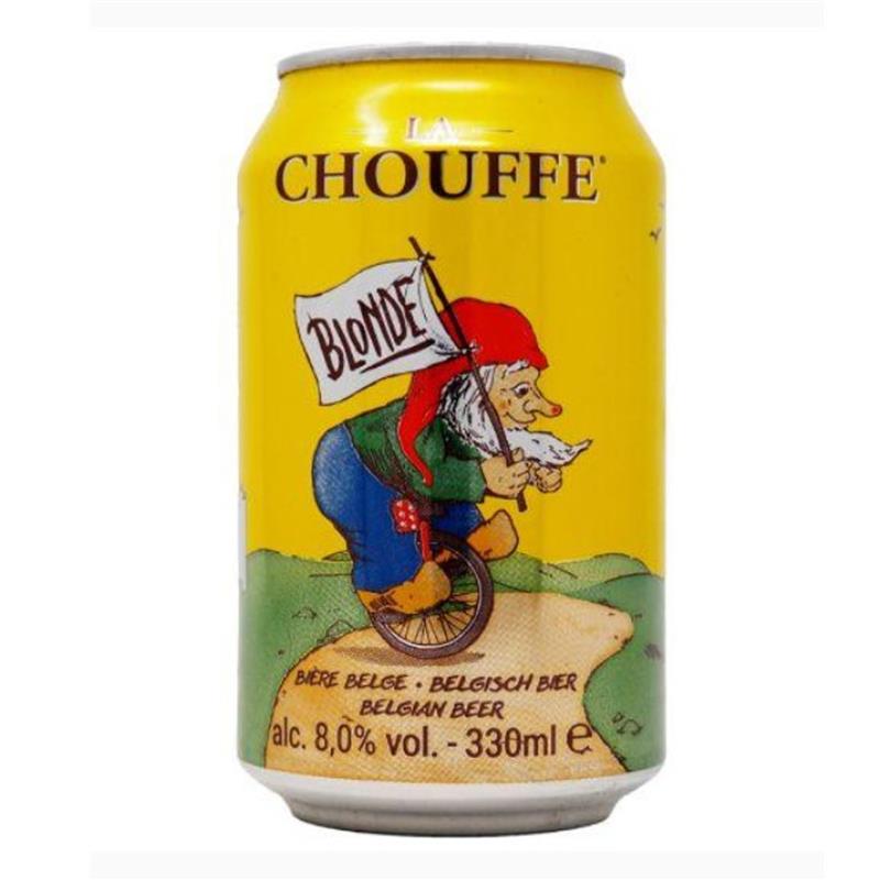 LA CHOUFFE BELGIAN BEER 8% 24 x 330ML CANS