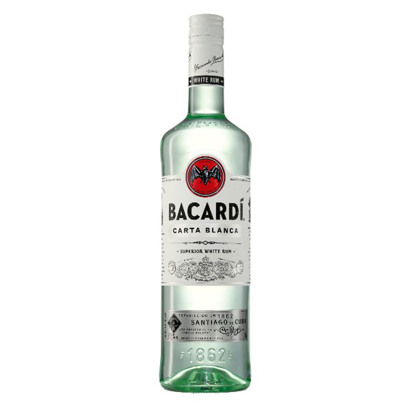 BACARDI RUM CARTA BLANCA 37.5% 70CL