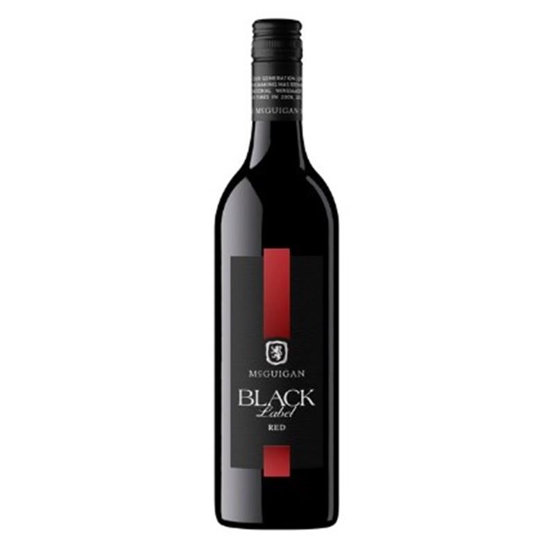 MCGUIGAN BLACK LABEL RED WINE 13% 75CL