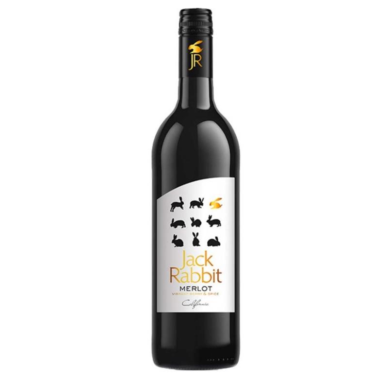 JACK RABBIT MERLOT 12% 75CL