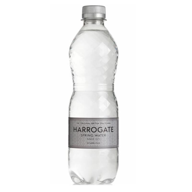 HARROGATE SPARKLING WATER 24 x 500ML PET BOTTLES