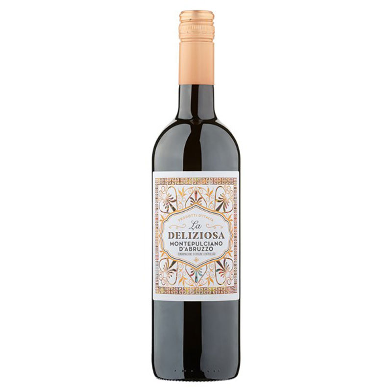 LA DELIZIOSA MONTEPULCIANO 13% 75CL ITALIAN RED WINE