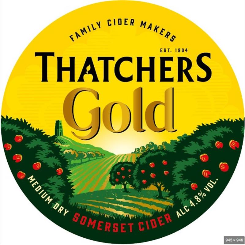 THATCHERS GOLD CIDER 4.8% 11GALL