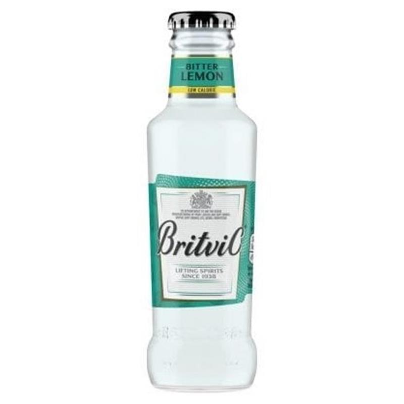 BRITVIC SLIM LINE BITTER LEMON 24 x 200ML