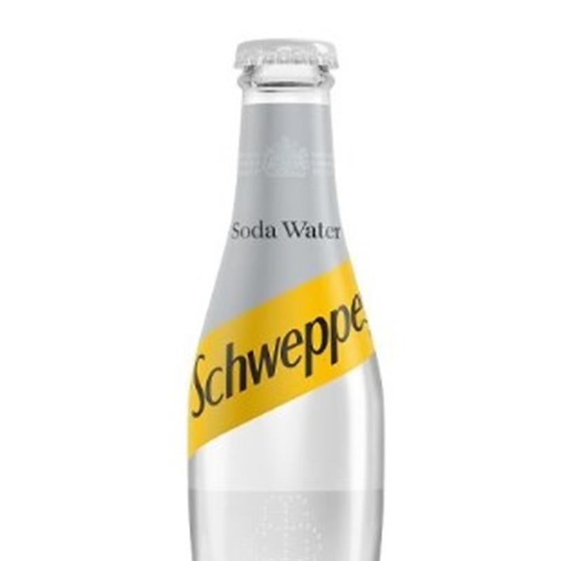 SCHWEPPES SODA WATER 24 x 200ML