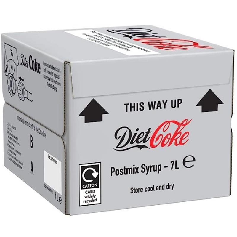 DIET COKE POST MIX 7LTR BIB