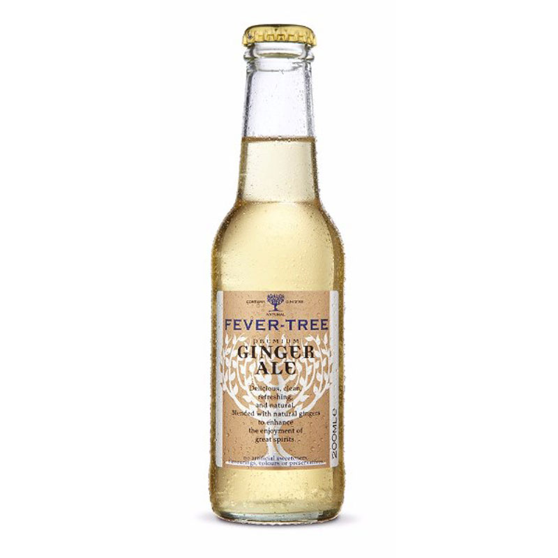 FEVER TREE GINGER ALE 24 x 200ML BOTTLE