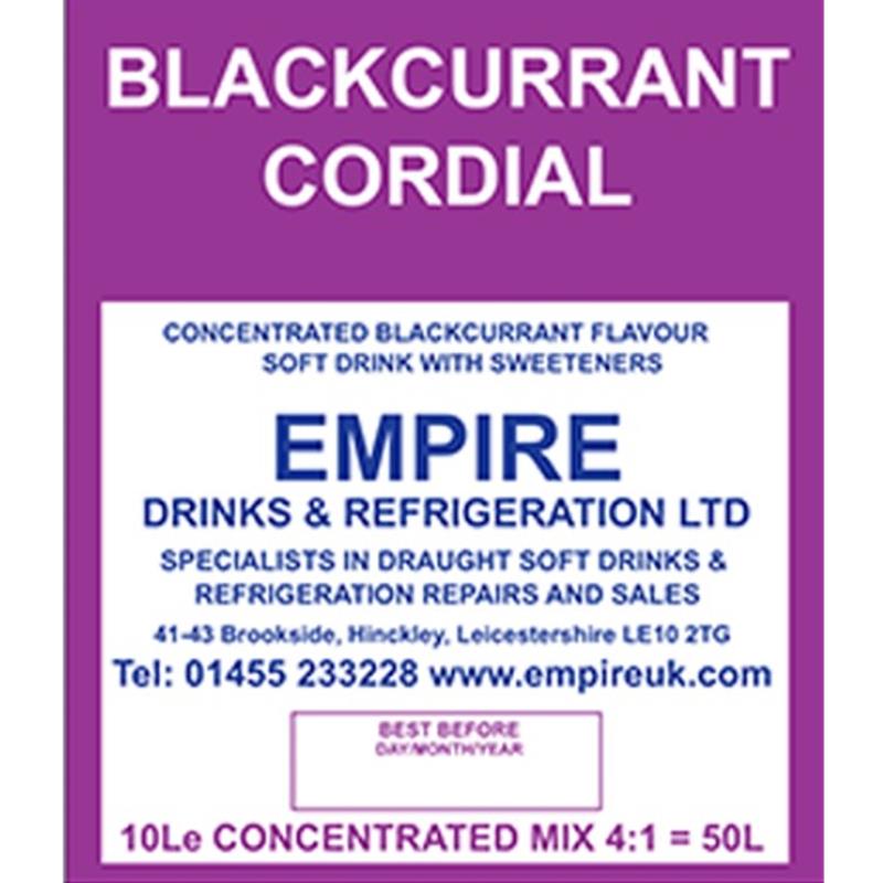 EMPIRE BLKCURRANT CODIAL 10LTR BIB