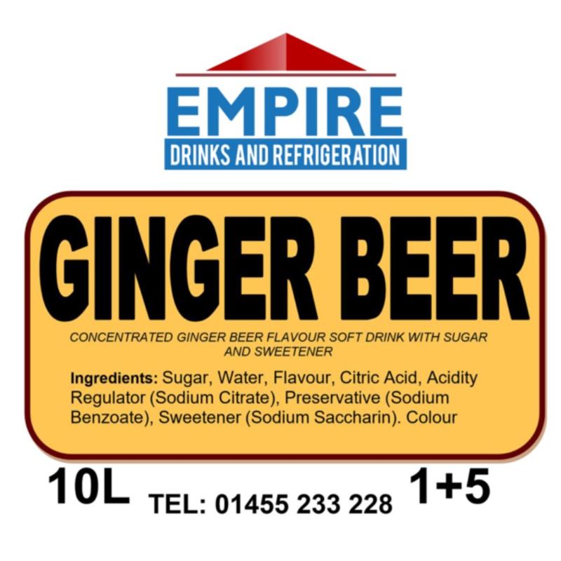 EMPIRE GINGER BEER 10LTR BIB