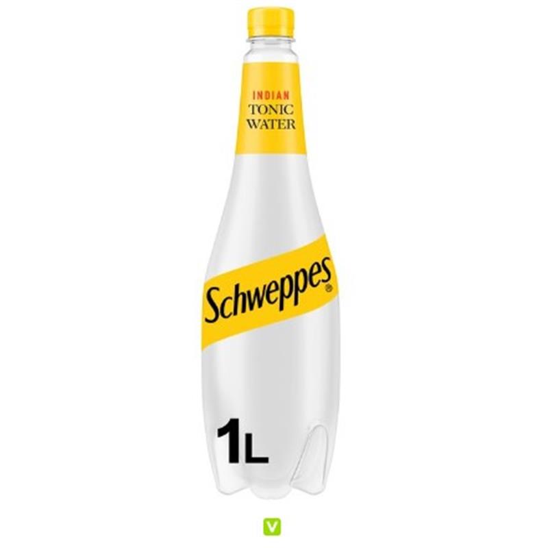 SCHWEPPES TONIC WATER 6 x 1LTR