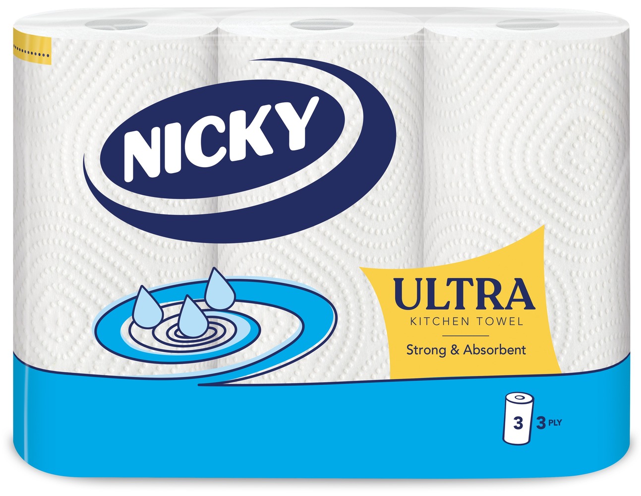 KITCHEN TOWELS 3 x 5PK 15ROLL