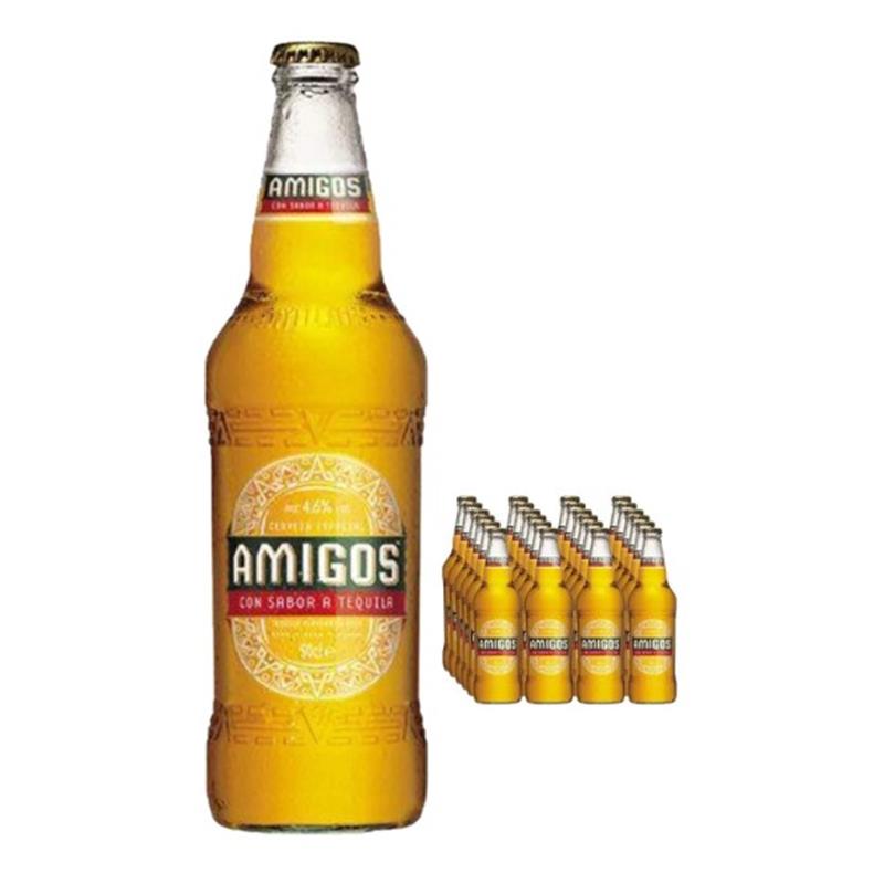 AMIGOS TEQUILA FLAVOURED BEER 4.6% 24 x 300ML