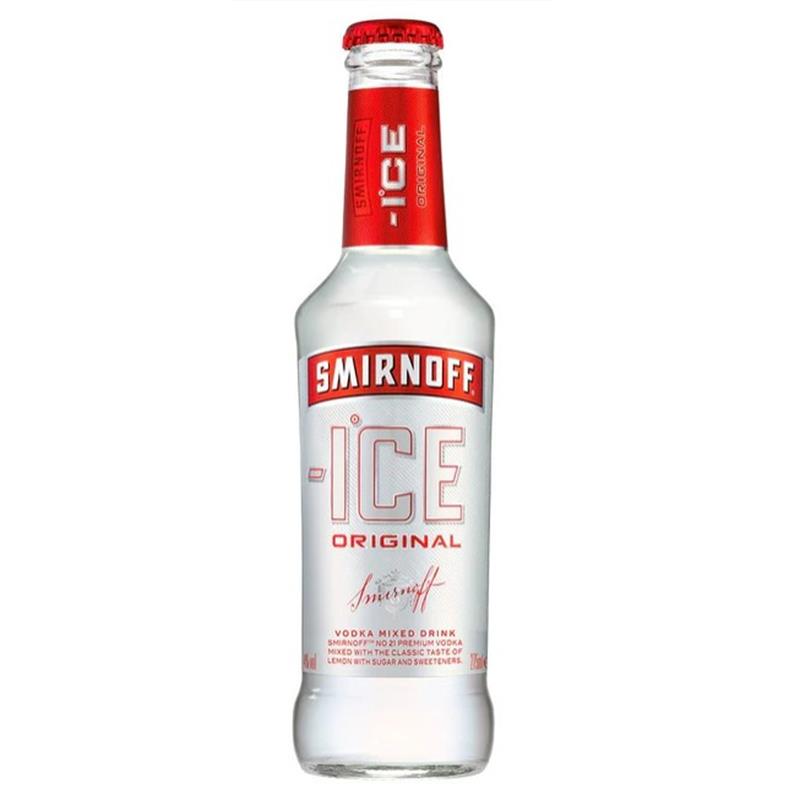 SMIRNOFF ICE BOTTLE 4% 24 x 275ML