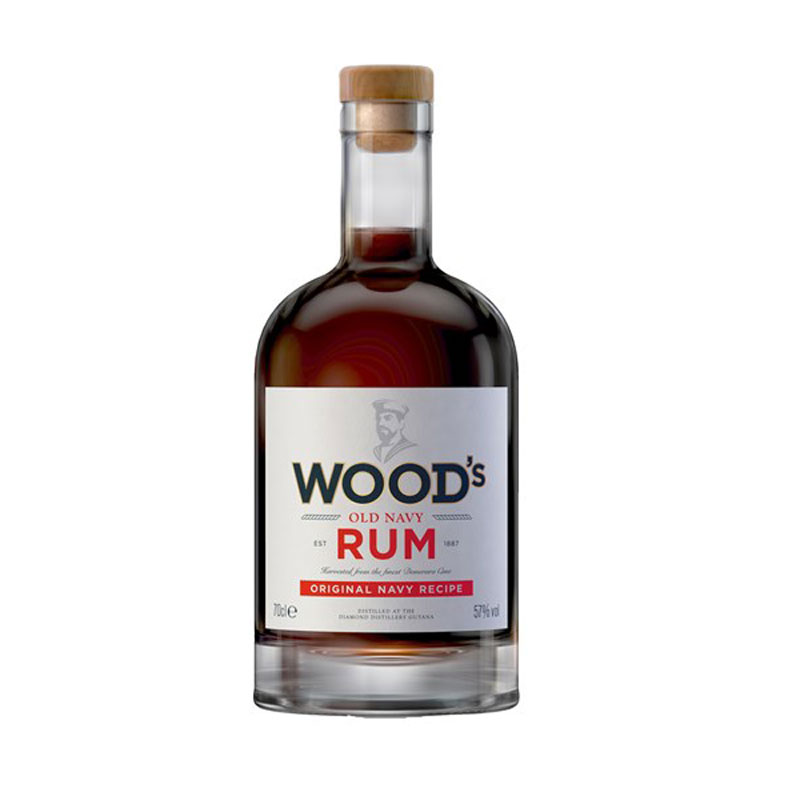 WOODS 100 NAVY RUM 57% 70CL