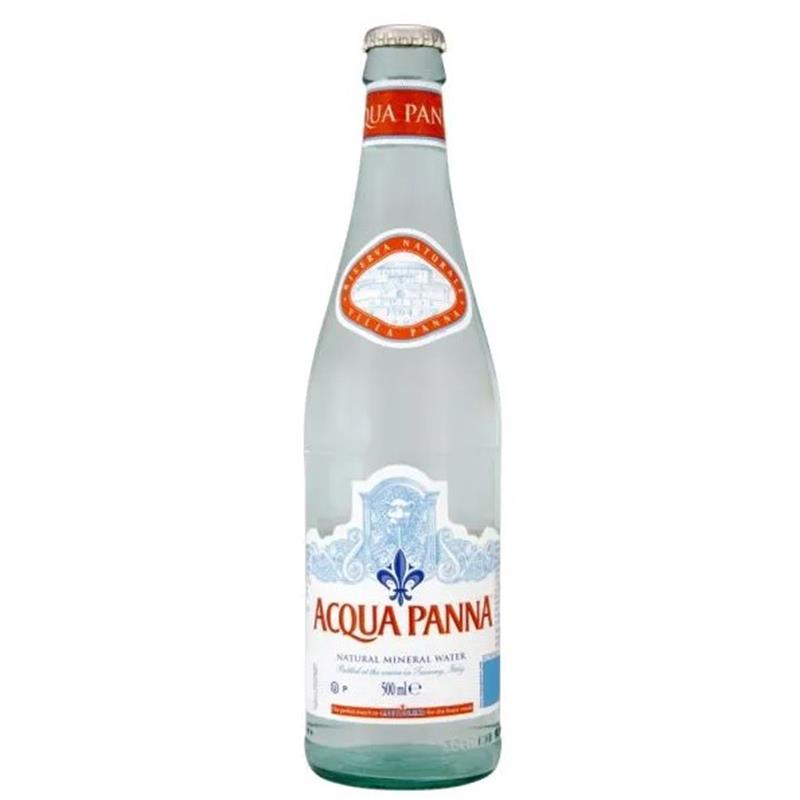 ACQUA PANNA STILL WATER 24 x 500ML GLASS BOTTLE