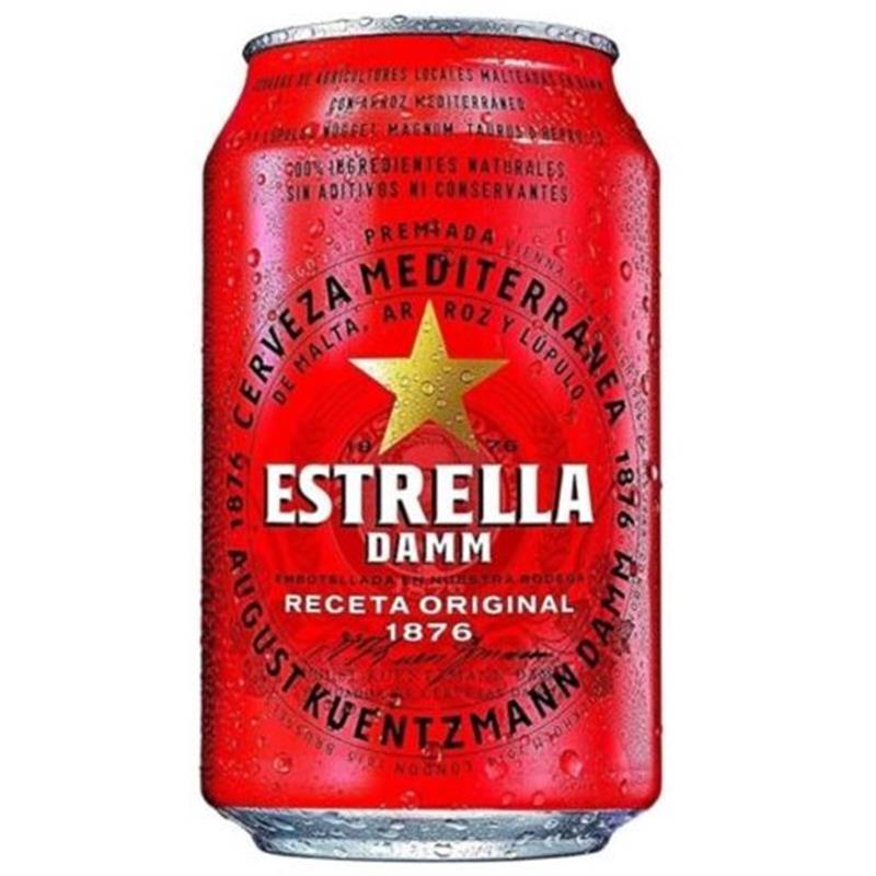 ESTRELLA DAMM CAN 4.6% 24 x 330ML