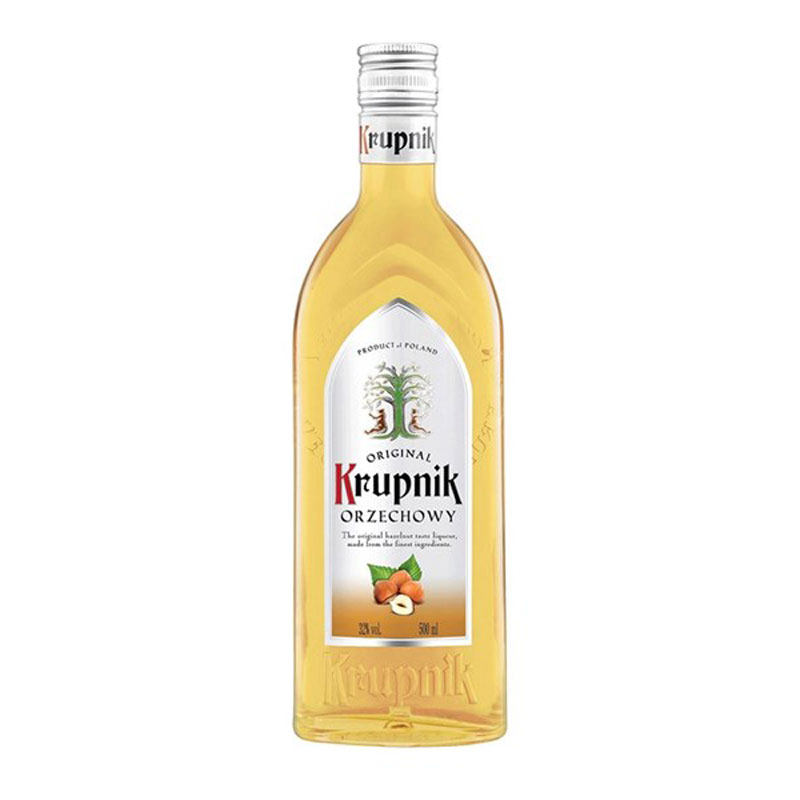 KRUPNIK HAZLENUT VODKA 32% 50CL