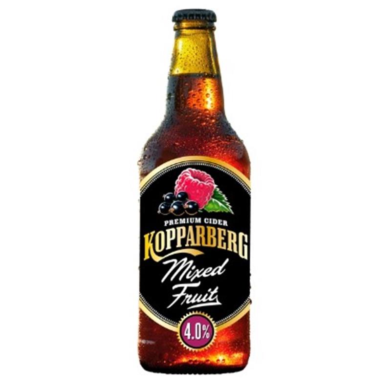 KOPPARBERG MIXED FRUIT CIDER 4% 15 x 500ML BOTTLES