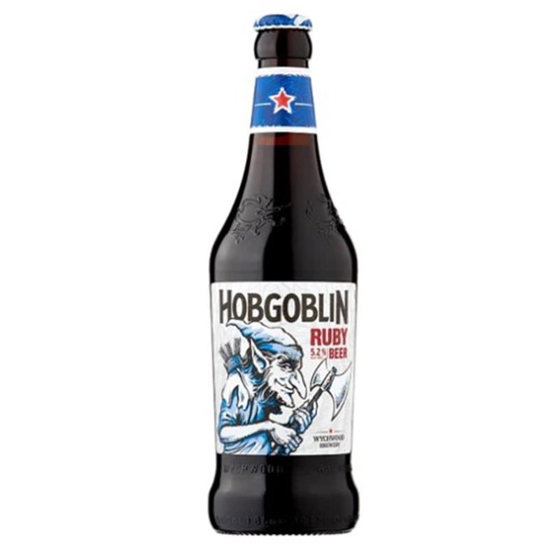 HOBGOBLIN RUBY BOTTLES 5.2% 8 x 500ML BOTTLES