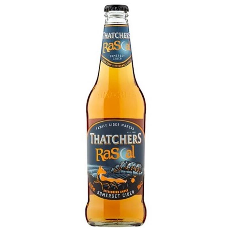 THATCHERS OLD RASCAL CIDER 4.5% 6 x 500ML BOTTLES