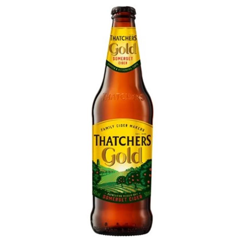 THATCHERS GOLD CIDER 4.8% 6 x 500ML BOTTLE