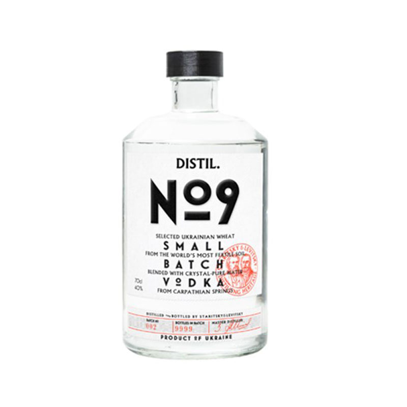 DISTILL NO9 VODKA 40% 70CL