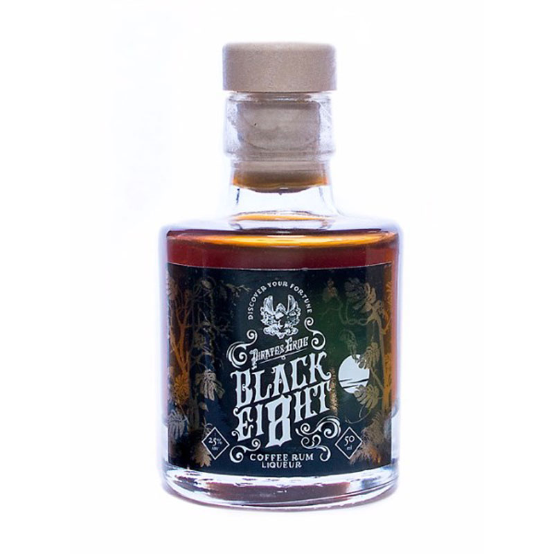 PIRATES GROG BLACK EIGHT COFFEE RUM 25% 50cl