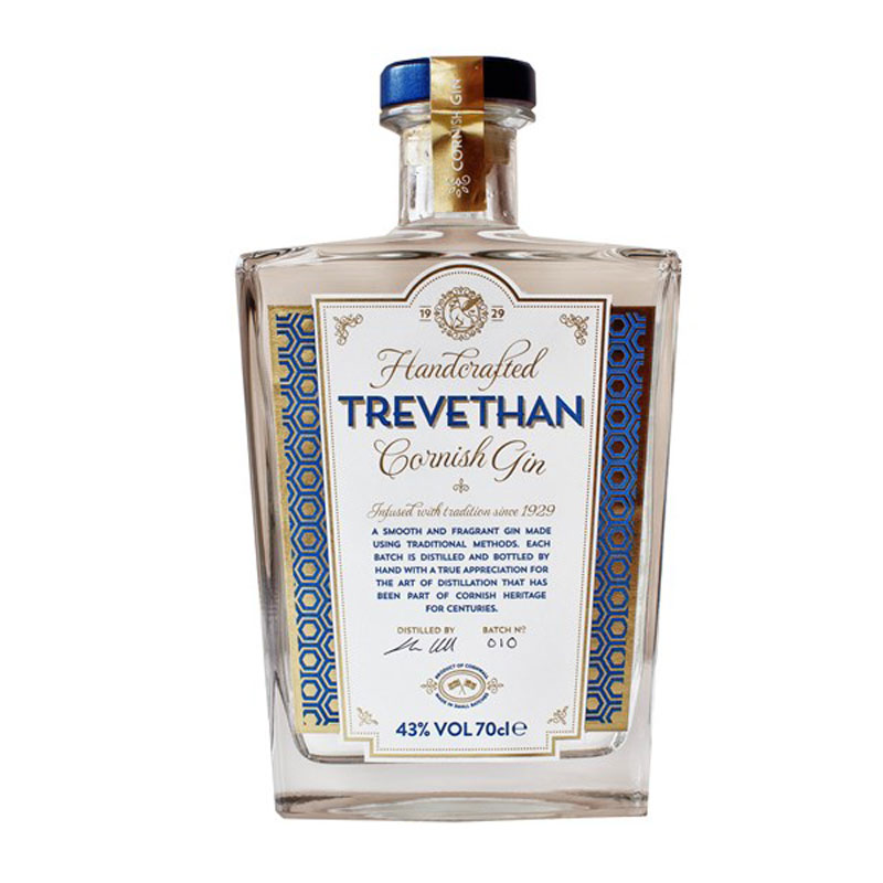 TREVETHAN CORNISH GIN 43% 70CL