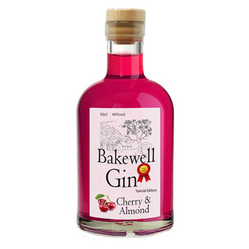 BAKEWELL CHERRY AND ALMOND GIN 50CL CERAMIC BOTTLE