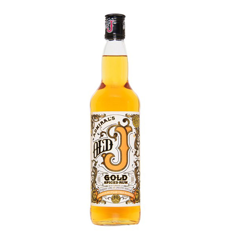 OLD J GOLD SPICED RUM 70CL
