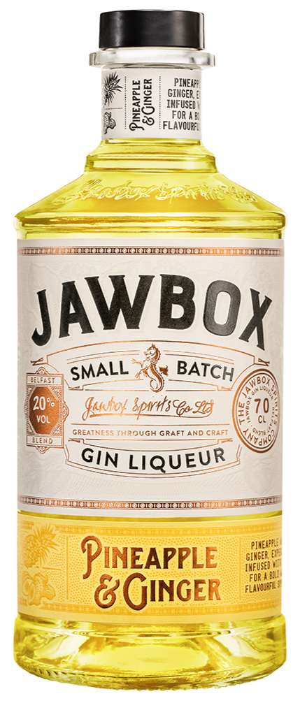 JAWBOX PINEAPPLE & GINGER GIN LIQUER 20%