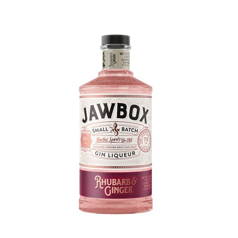 JAWBOX RHUBARB & GINGER GIN LIQUER 20%