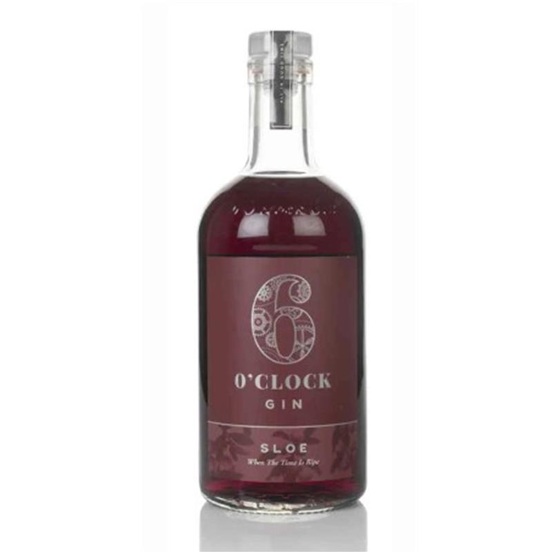 6 O'CLOCK SLOE GIN 26% 70CL