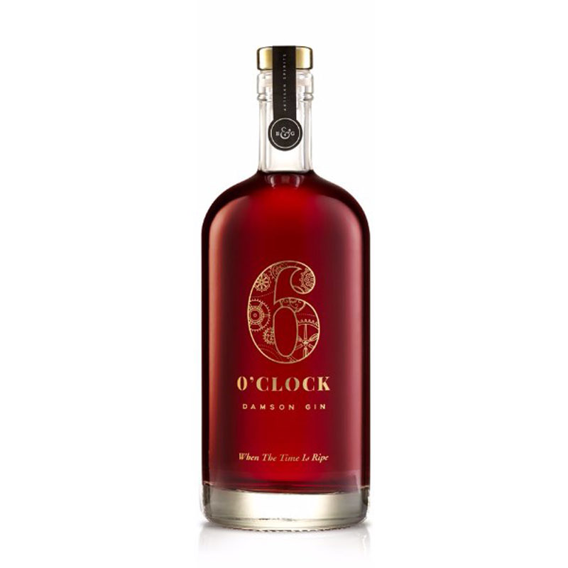 6 O'CLOCK DAMSON GIN 40% 70CL