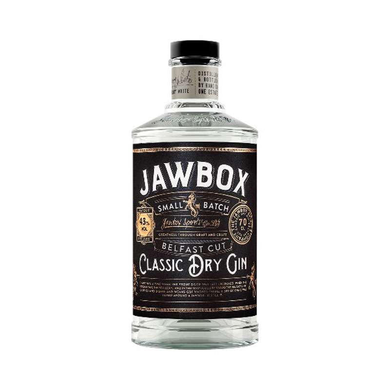 JAWBOX SMALL BATCH GIN 43% 70CL