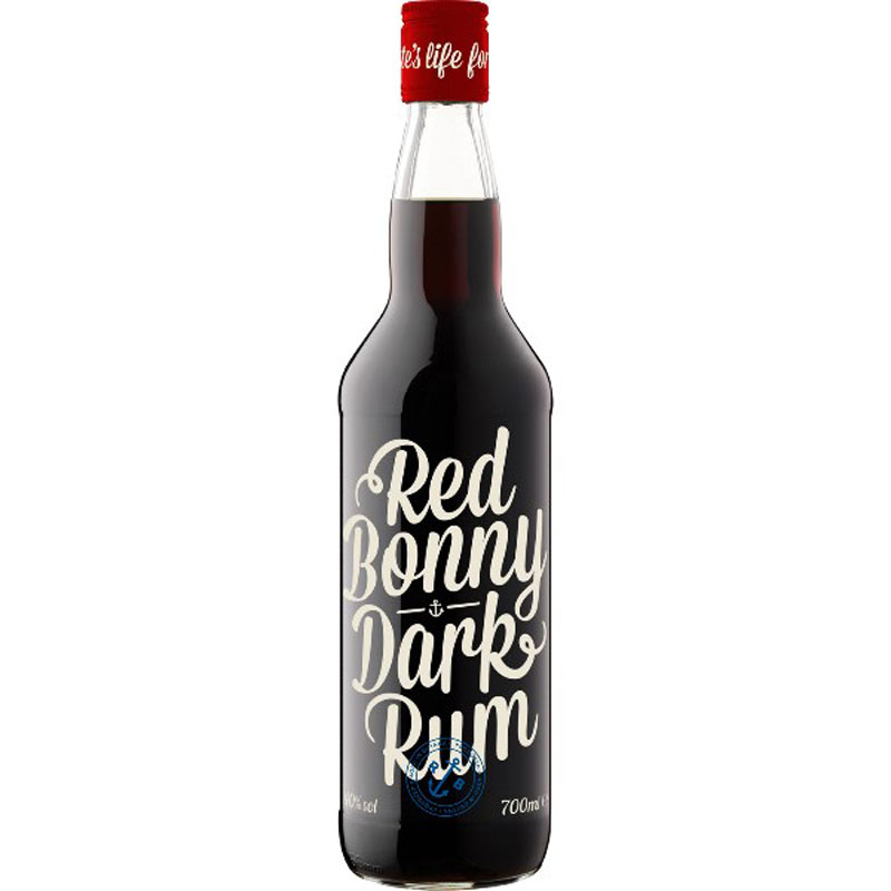 RED BONNY DARK RUM 40% 70CL