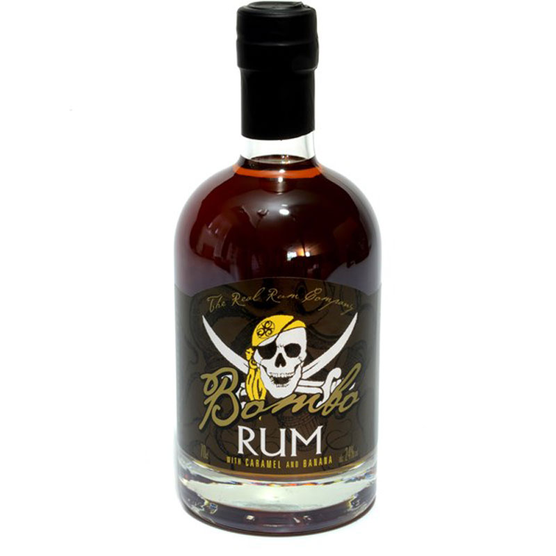 BOMBO RUM CARAMEL AND BANANA 24% 70CL