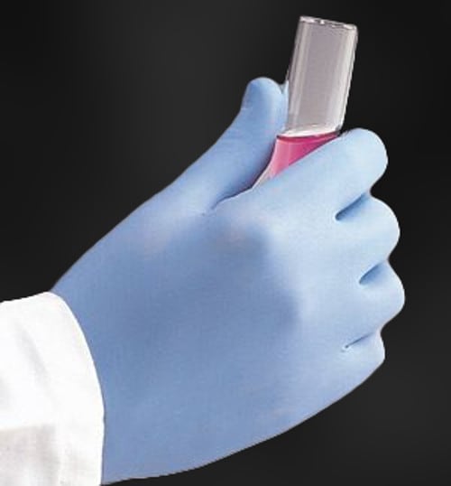 DISP GLOVES BLUE LARGE NITRILE 100PK