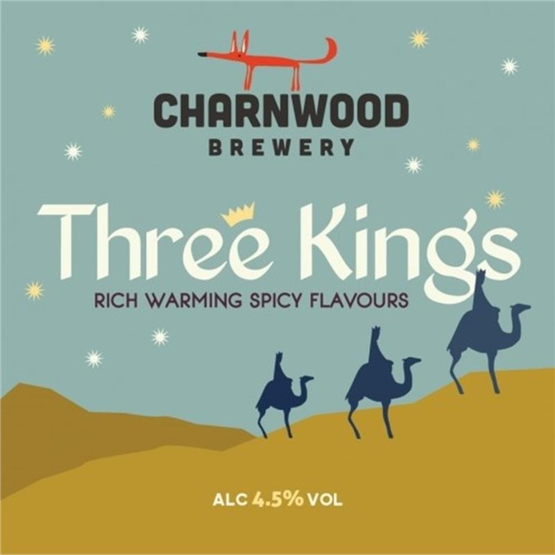 CHARNWOOD THREE KINGS 4.5% 9GALL CASK