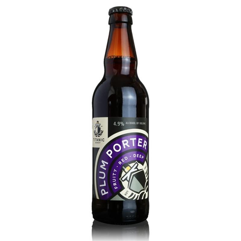 TITANIC PLUM PORTER BOTTLES 8 X 500ML BOTTLES