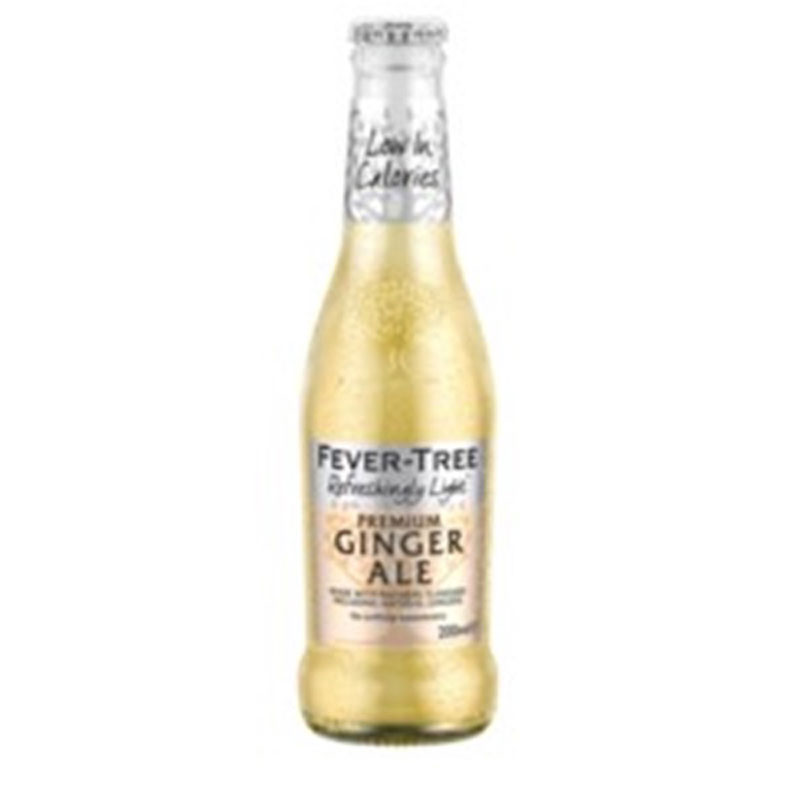 FEVER TREE GINGER ALE LIGHT 24x200ML