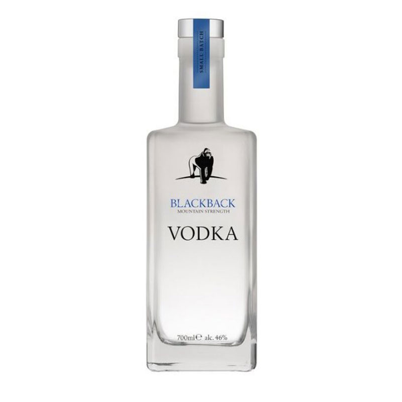 GORILLA SPIRITS BLACKBACK VODKA 46% 70CL