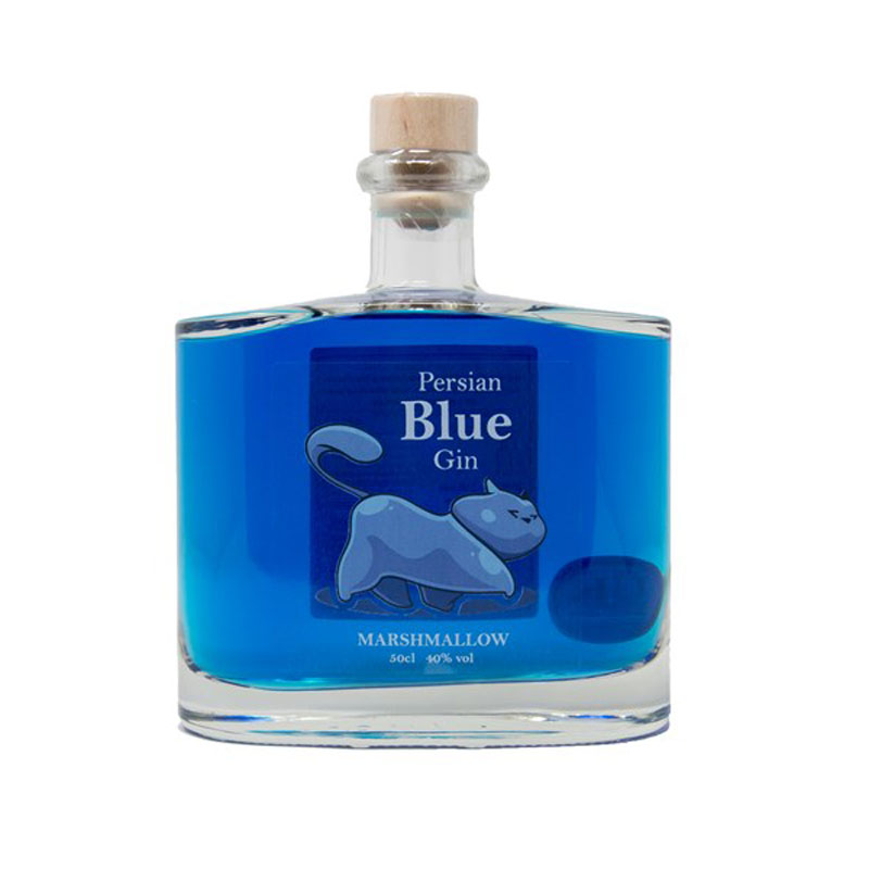 PERSIAN BLUE MARSHMALLOW GIN 40% 50CL
