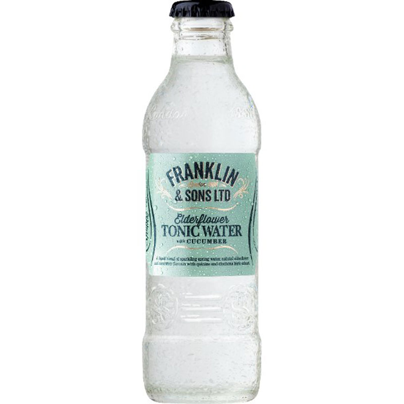 FRANKLIN & SONS ELDERFLOWER WITH CUCUMBER 24 x 200ML