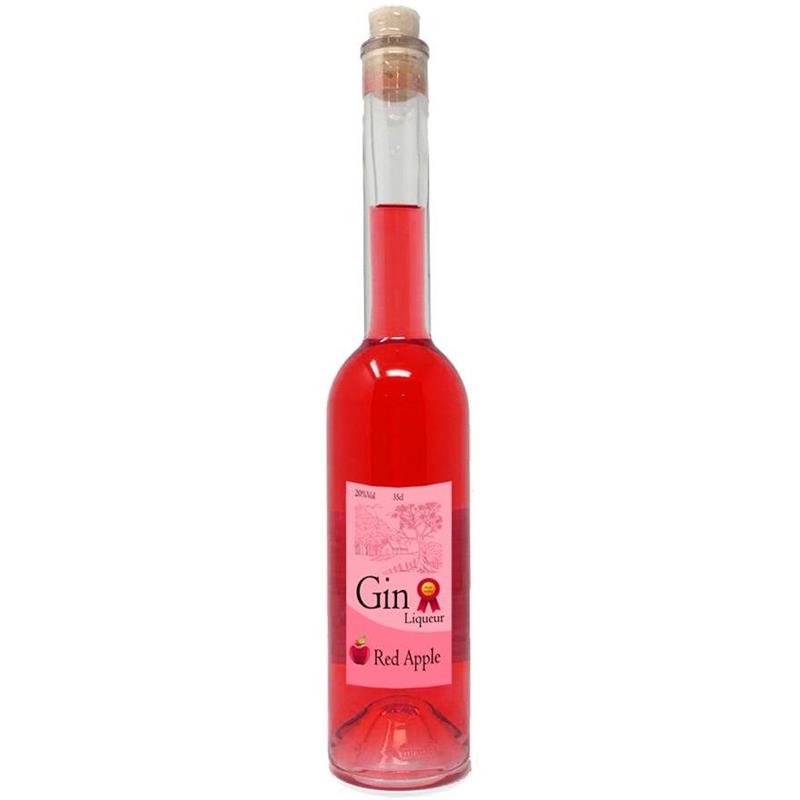 HAND MADE RED APPLE GIN LIQUEUR 20% 35CL
