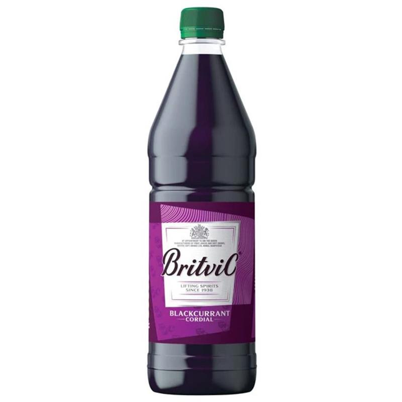 BRITVIC BLACKCURRANT CORDIAL 1LTR