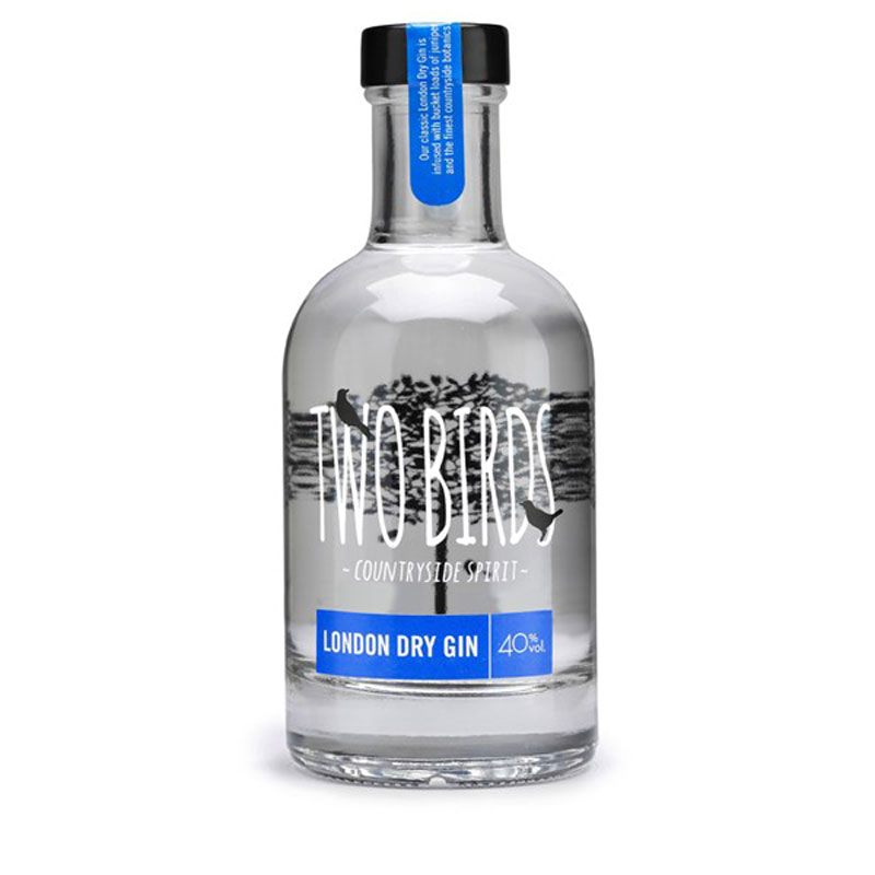 TWO BIRDS LONDON DRY GIN 40% 70CL