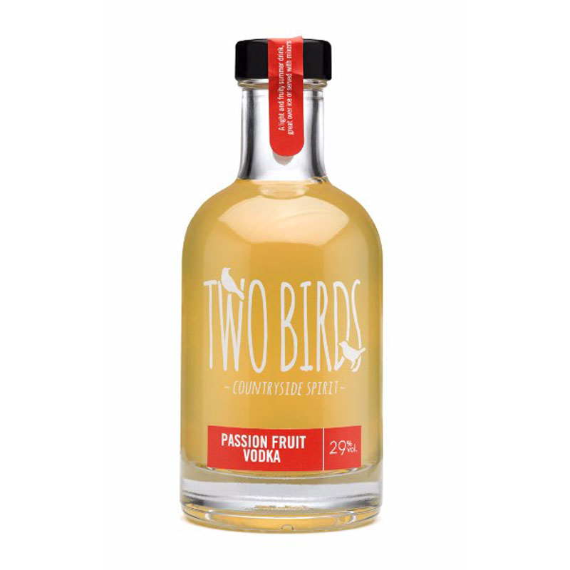 TWO BIRDS PASSION FRUIT VODKA 29% 70CL